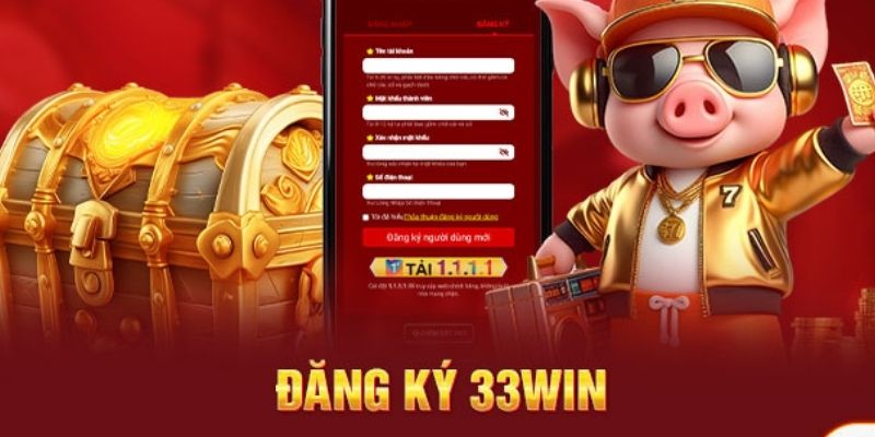 Đăng ký 33win trên app di động 