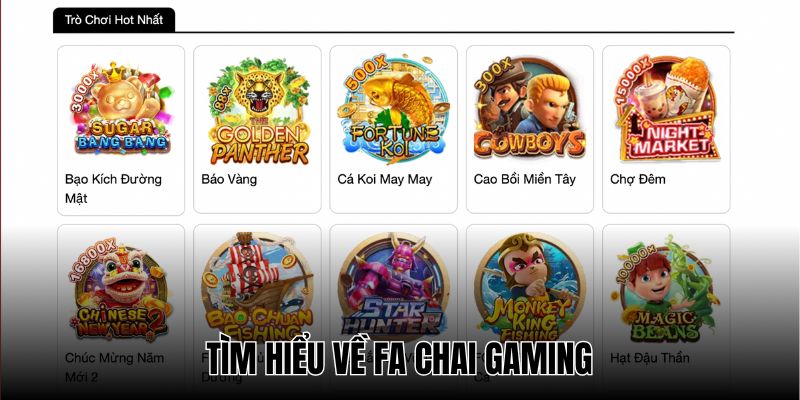 FA Chai Gaming là sân chơi nổ hũ top đầu tại 33Win